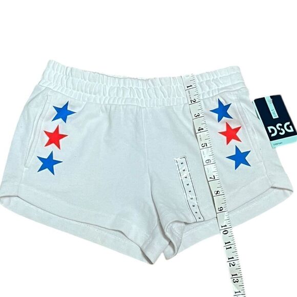 DSG Girls Fleece Americana Patriotic Shortie Shorts, Size M, NWT - Picture 8 of 8